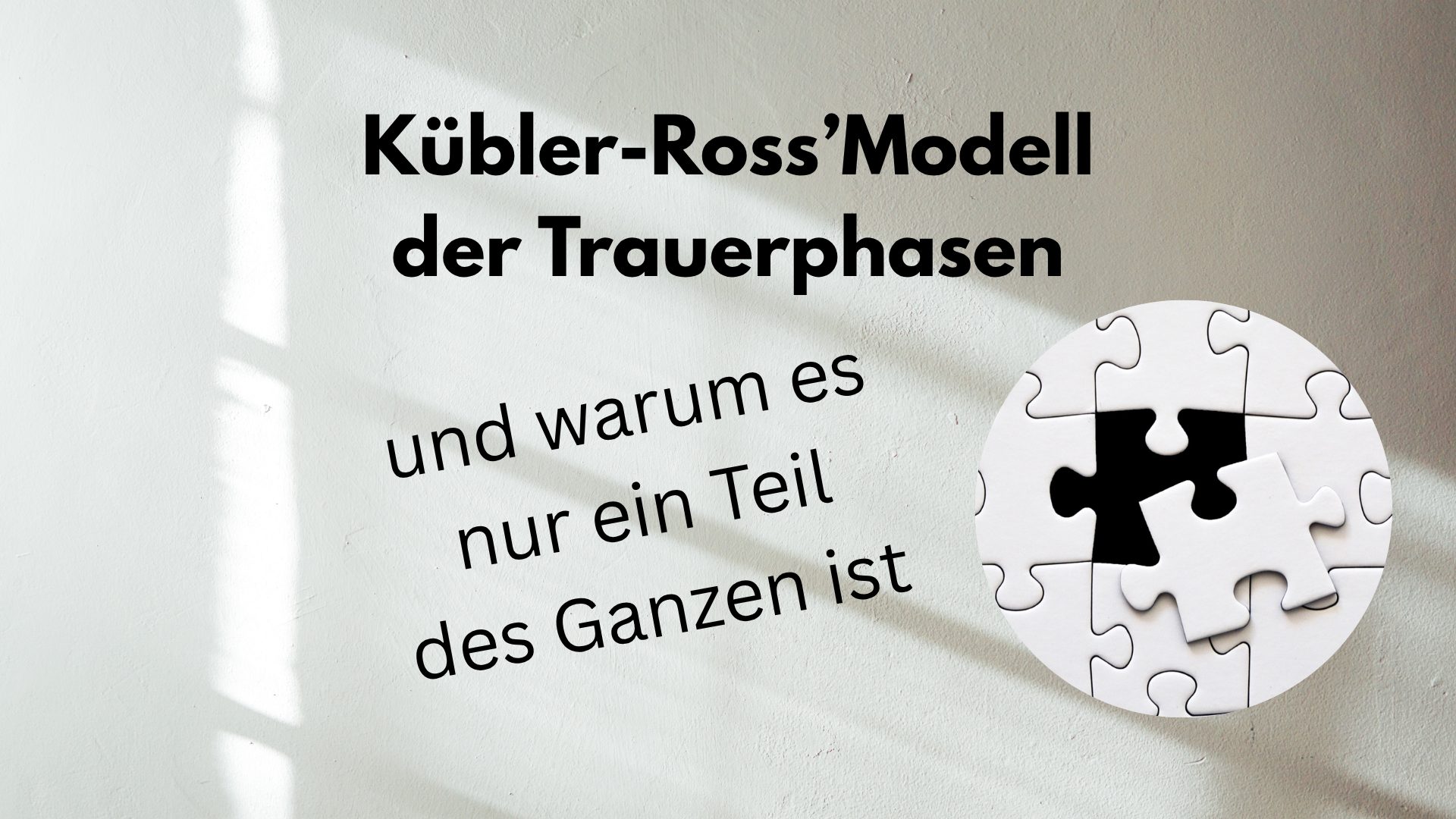 Home Kübler-Ross’ Modell der Trauerphasen – und warum es nur ein Teil des Ganzen ist