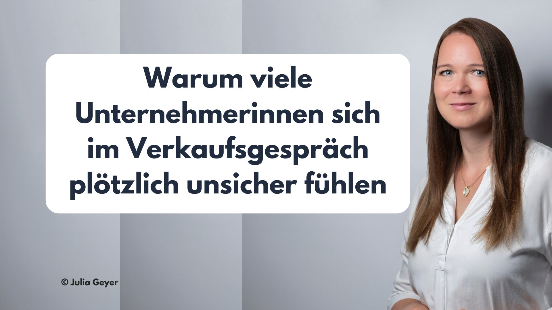 unsicher im Verkaufsgespräch